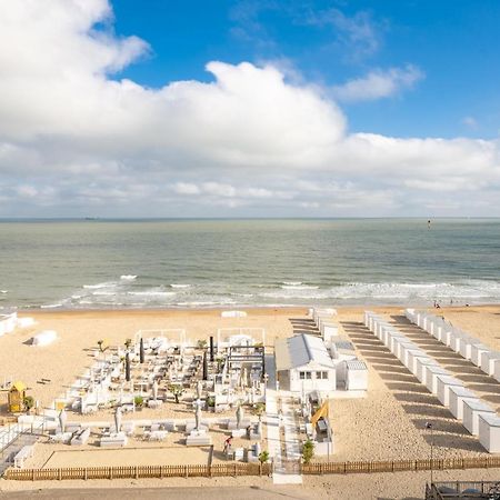 Luxueuze Suite Met Frontaal Zeezicht Knokke-Heist Exteriör bild