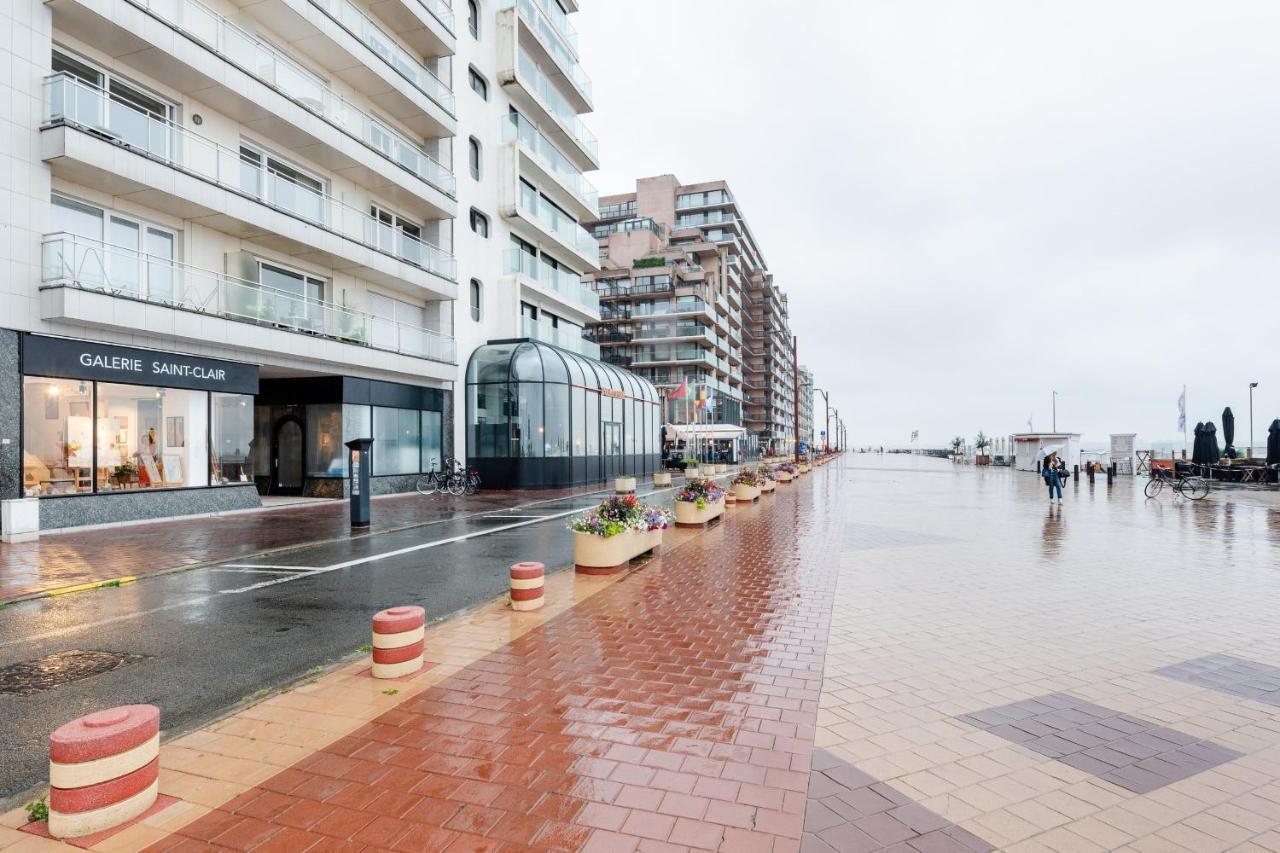 Luxueuze Suite Met Frontaal Zeezicht Knokke-Heist Exteriör bild