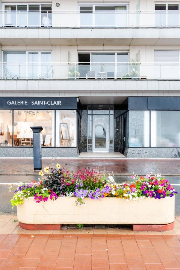 Luxueuze Suite Met Frontaal Zeezicht Knokke-Heist Exteriör bild