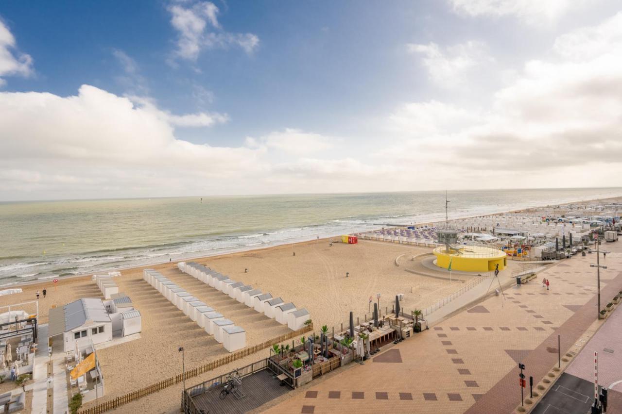 Luxueuze Suite Met Frontaal Zeezicht Knokke-Heist Exteriör bild